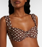 Montce Bella polka-dot bikini top