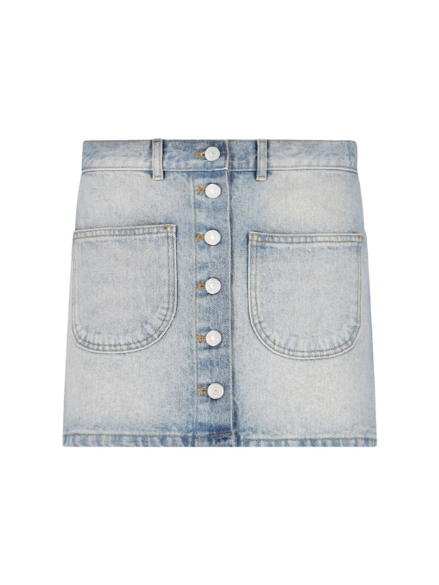 Photo: Courrèges Denim Mini Skirt