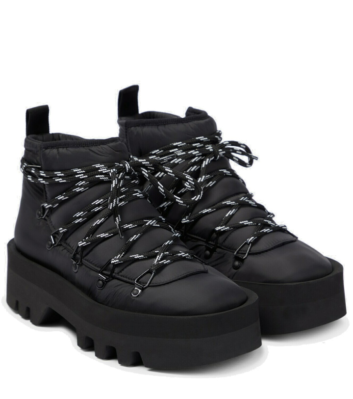 Photo: JW Anderson - Padded lace-up ankle boots