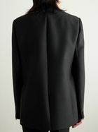 LOEWE - Grain de Poudre Wool and Silk-Blend Blazer - Black