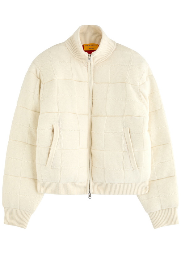 Photo: Guest In Residence Reversible Quilted Wool-blend Jacket Cream