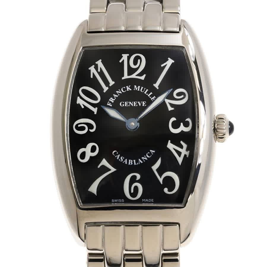 Franck Muller Cintree Curvex Quartz Black Dial Unisex Watch 1752BQZC(AC)-BK