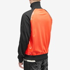 Moncler Men's x adidas Originals Zip Up Knit Track Jacket in Black/Orange