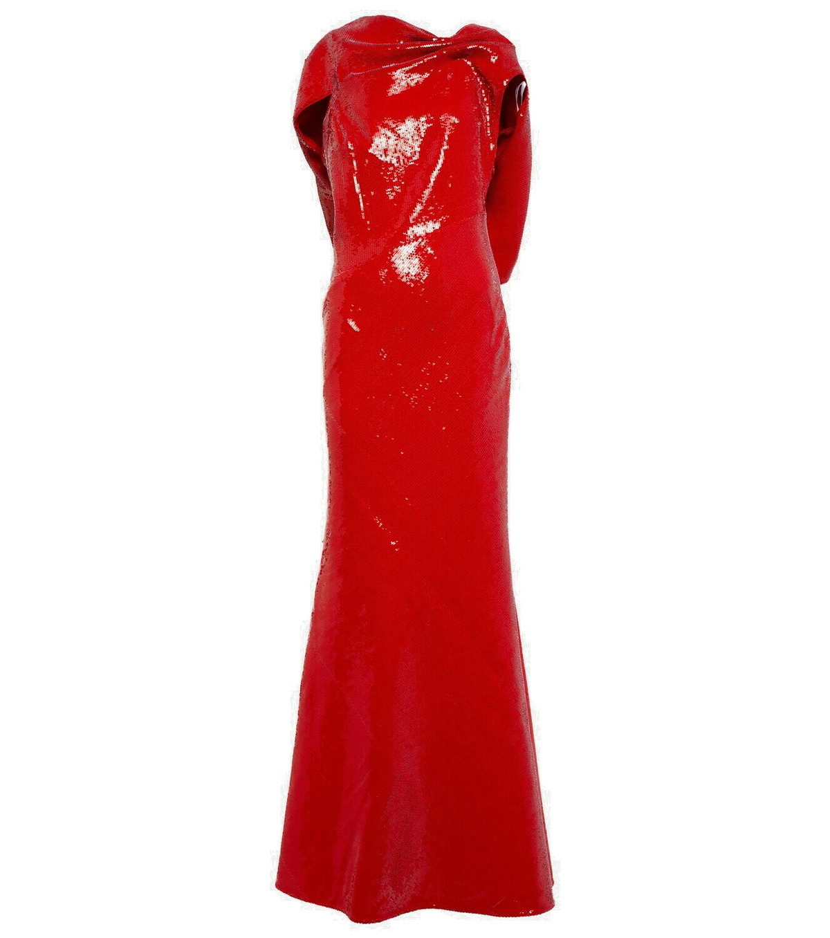 Roland Mouret Draped sequined gown Roland Mouret