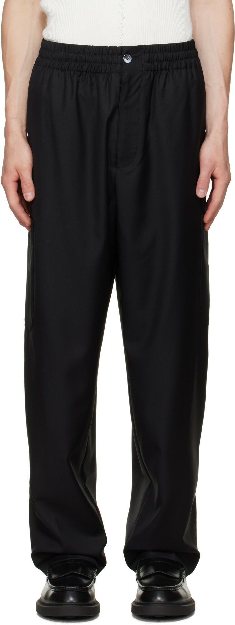 Kenzo Black Kenzo Paris Cargo Jog Trousers