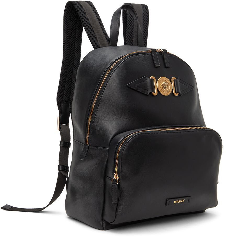 Versace Black Medusa Biggie Backpack Versace