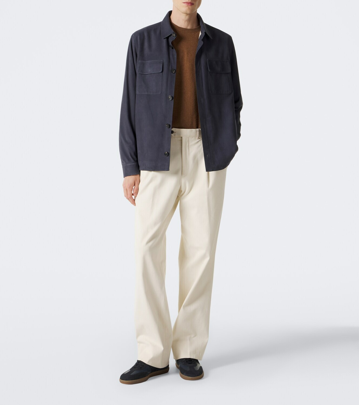 Tod's Tabs leather and suede sneakers