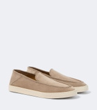 Giorgio Armani Suede slip-on shoes