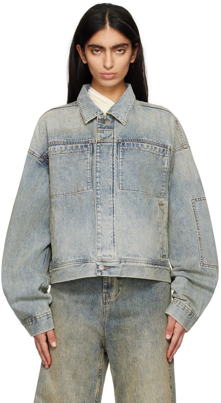 Entire Studios Blue Gem Denim Jacket Entire Studios