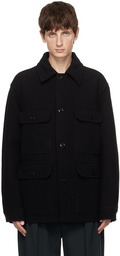 LEMAIRE Black Double-Faced Jacket