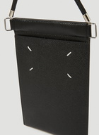 Hanging Phone Pouch Bag in Black