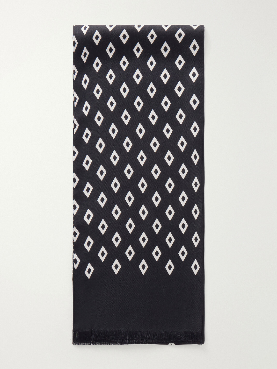 Favourbrook - Fringed Silk-Jacquard Scarf