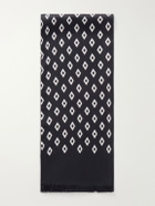 Favourbrook - Fringed Silk-Jacquard Scarf
