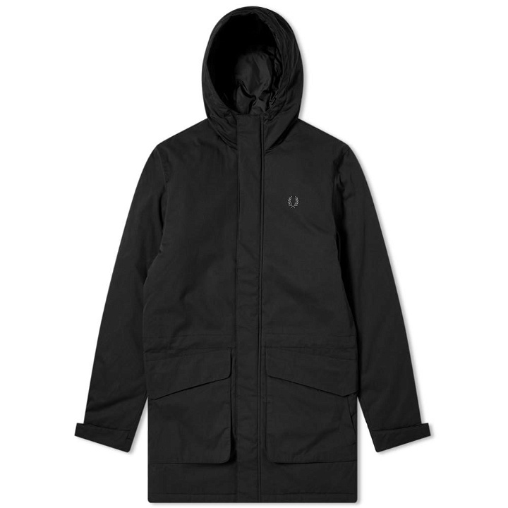 Photo: Fred Perry Padded Hooded Jacket