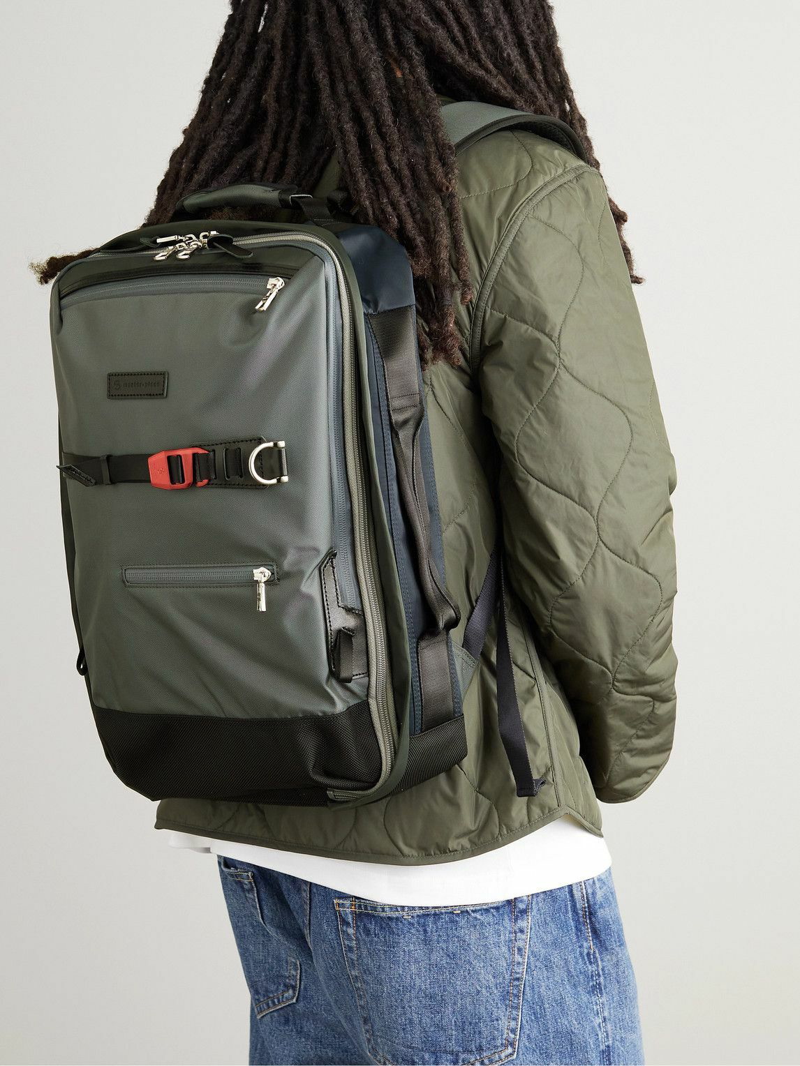 Leather-Trimmed CORDURA® Backpack