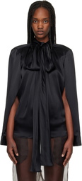 Commission Black Double Blouse