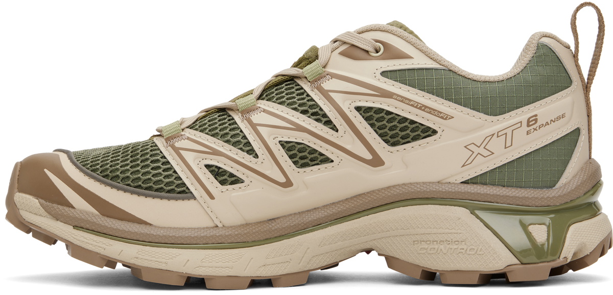 Salomon Khaki & Beige XT-6 Expanse Seasonal Sneakers Salomon