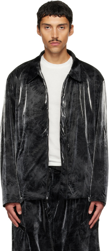 Photo: Y-3 Black Marble Nylon Blouson Jacket