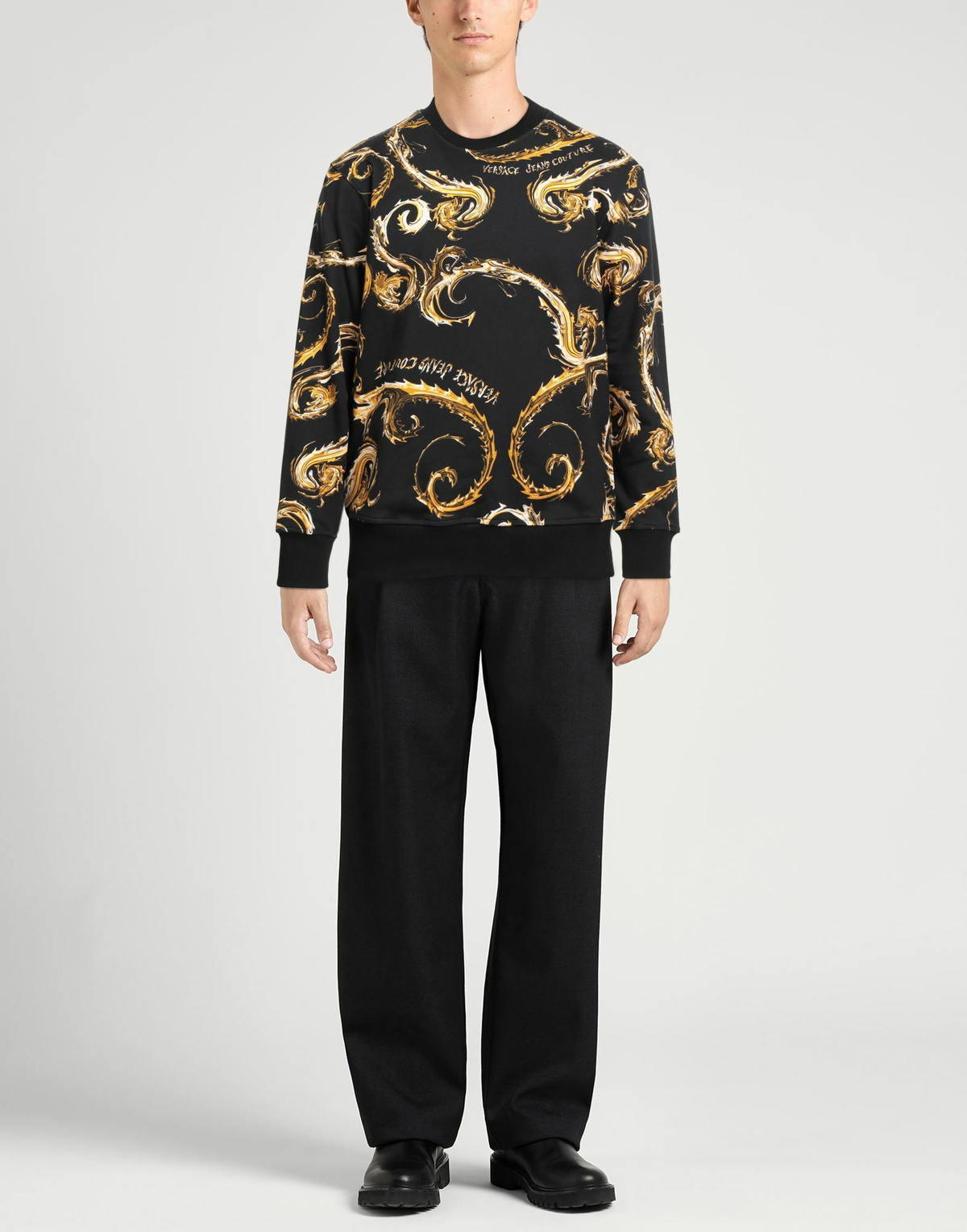 Versace Jeans Couture Mens Sweatshirt in Black