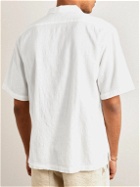 Barena - Bagolo Camp-Collar Cotton Shirt - White