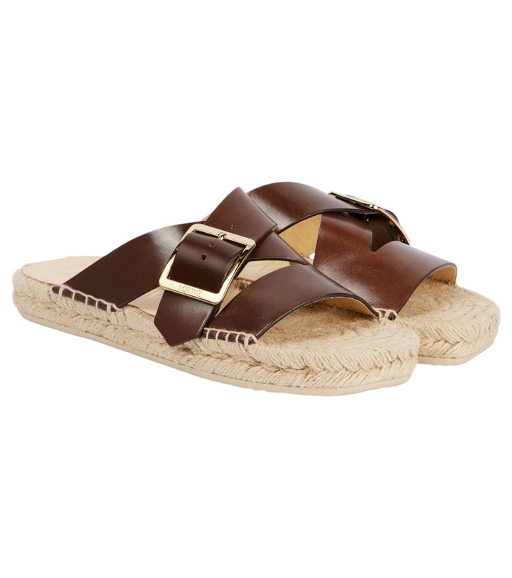 Photo: Loewe Paula's Ibiza Petal leather espadrilles