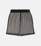 Jade Swim Sheer high-rise shorts