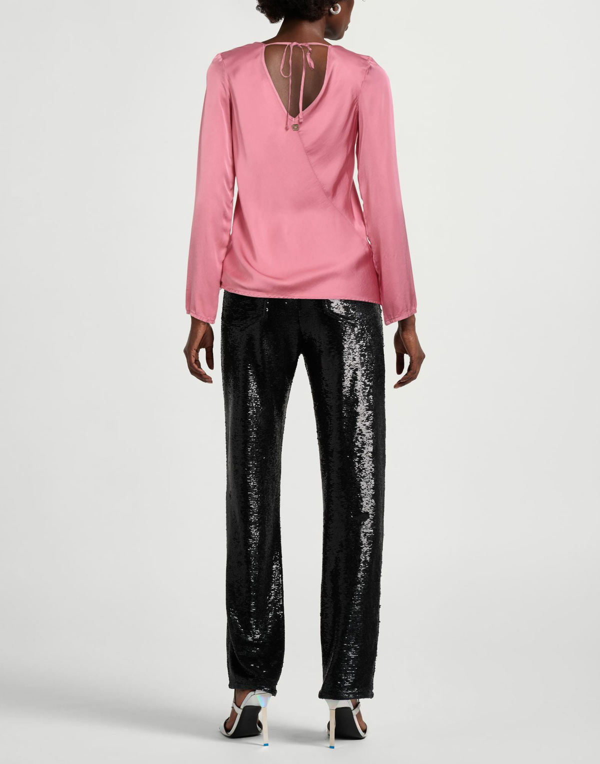 Manila Grace Womens Top in Pink