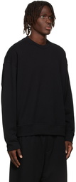 Jil Sander Black French Terry Sweatshirt