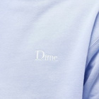 Dime Men's Classic Small Logo Hoodie in Light Indigo