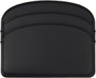 A.P.C. Black Demi-Lune Card Holder