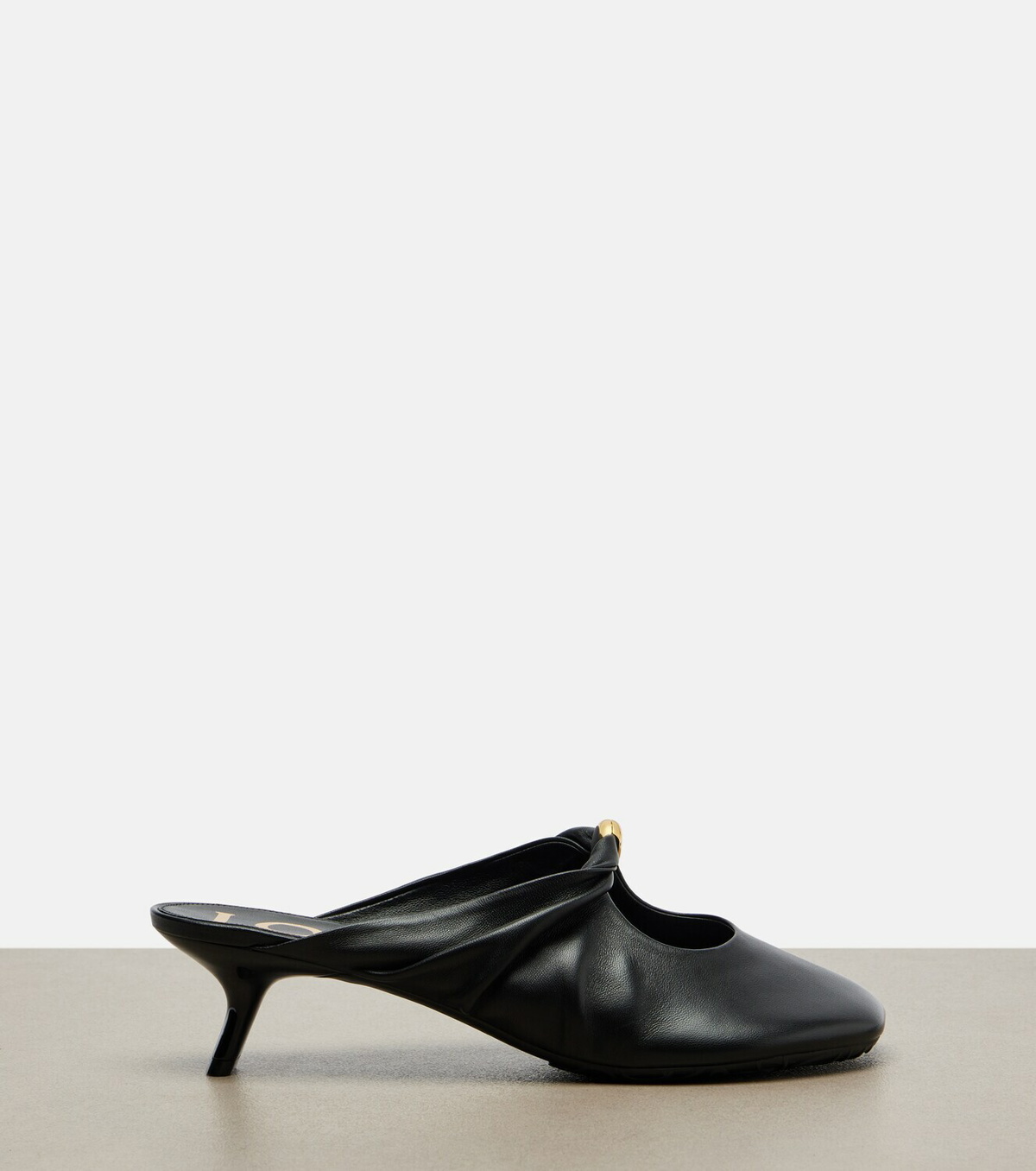 Loewe Pebble Soft leather mules