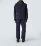 Bogner Cobe-D down-paneled ribbed-knit ski jacket