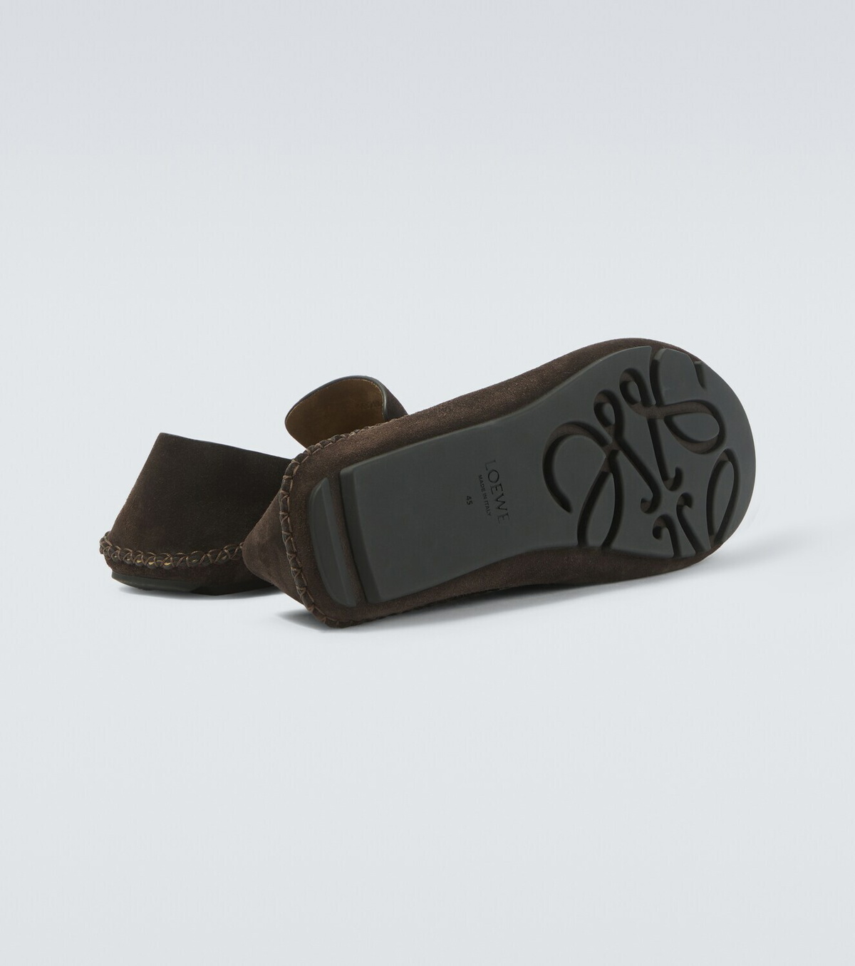 Loewe Rambla suede loafers