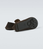 Loewe Rambla suede loafers
