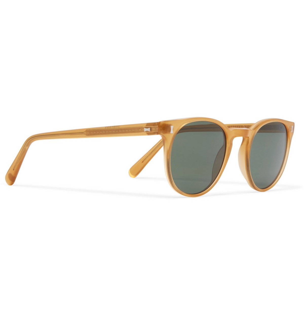 Cubitts - Herbrand Round-Frame Acetate Sunglasses - Yellow Cubitts