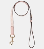 Gucci GG leather-trimmed dog leash