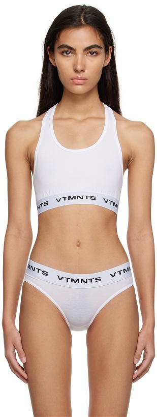 Photo: VTMNTS White Logo Sport Bra
