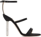 Sophia Webster Black Rosalind Heeled Sandals