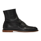 Loewe Black Loafer Boots
