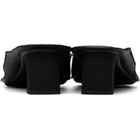 MM6 Maison Margiela Black Anatomic Flip Flop Mule Heeled Sandals