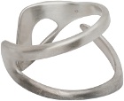 HELIOT EMIL Silver Cutout Cuff Bracelet