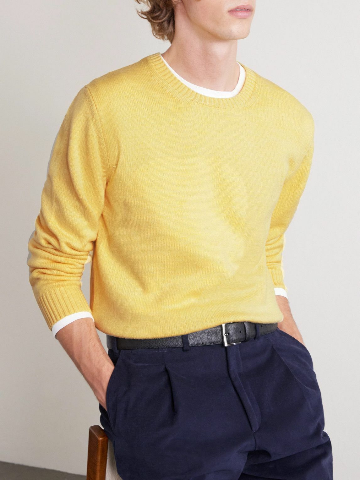 J. Mueser - Wool Sweater - Yellow