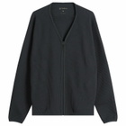Goldwin Men's Waffle Light Cardigan in Black