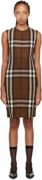 Burberry Brown Macy Midi Dress