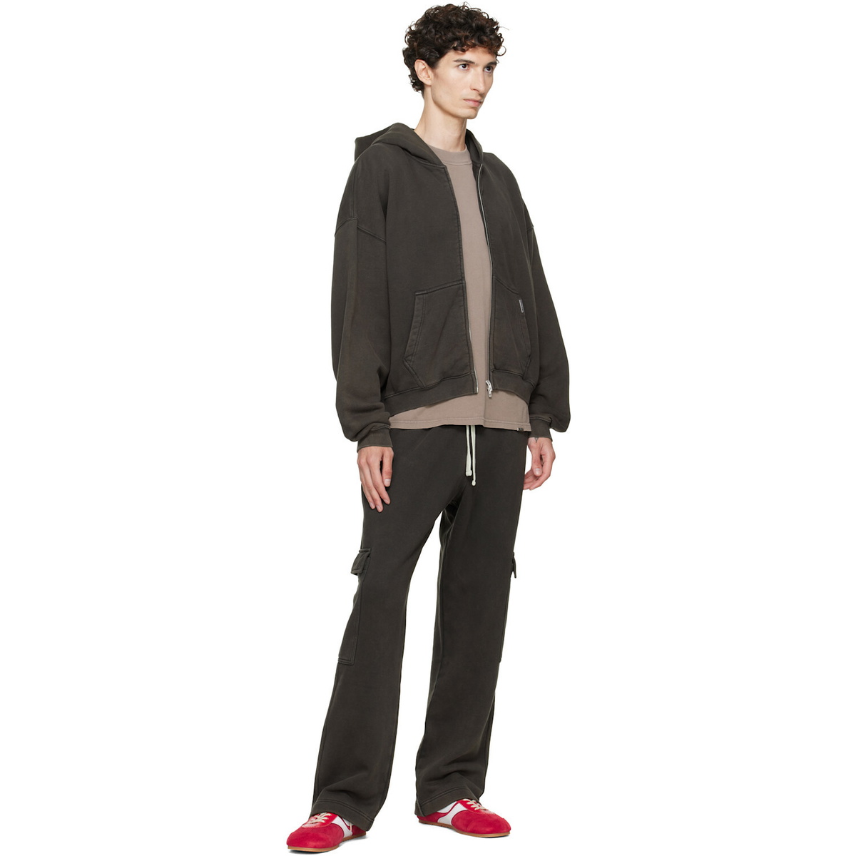 Represent Brown Initial Cargo Sweatpants