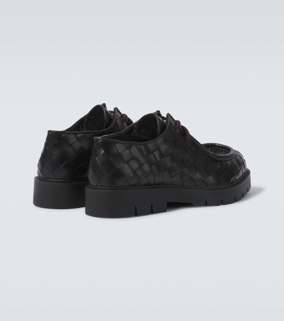 Bottega Veneta Haddock Intrecciato leather Derby shoes