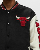 Mitchell & Ness Nba Team History Varsity Jacket Vintage Logo Chicago Bulls Black College Jackets/Team Jackets