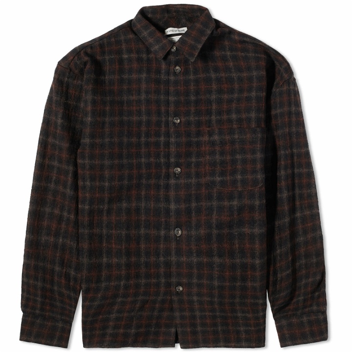 Photo: A Kind of Guise Men's Gusto Shirt in Chocolate Check