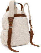 Chloé Kids Off-White Sherpa Backpack