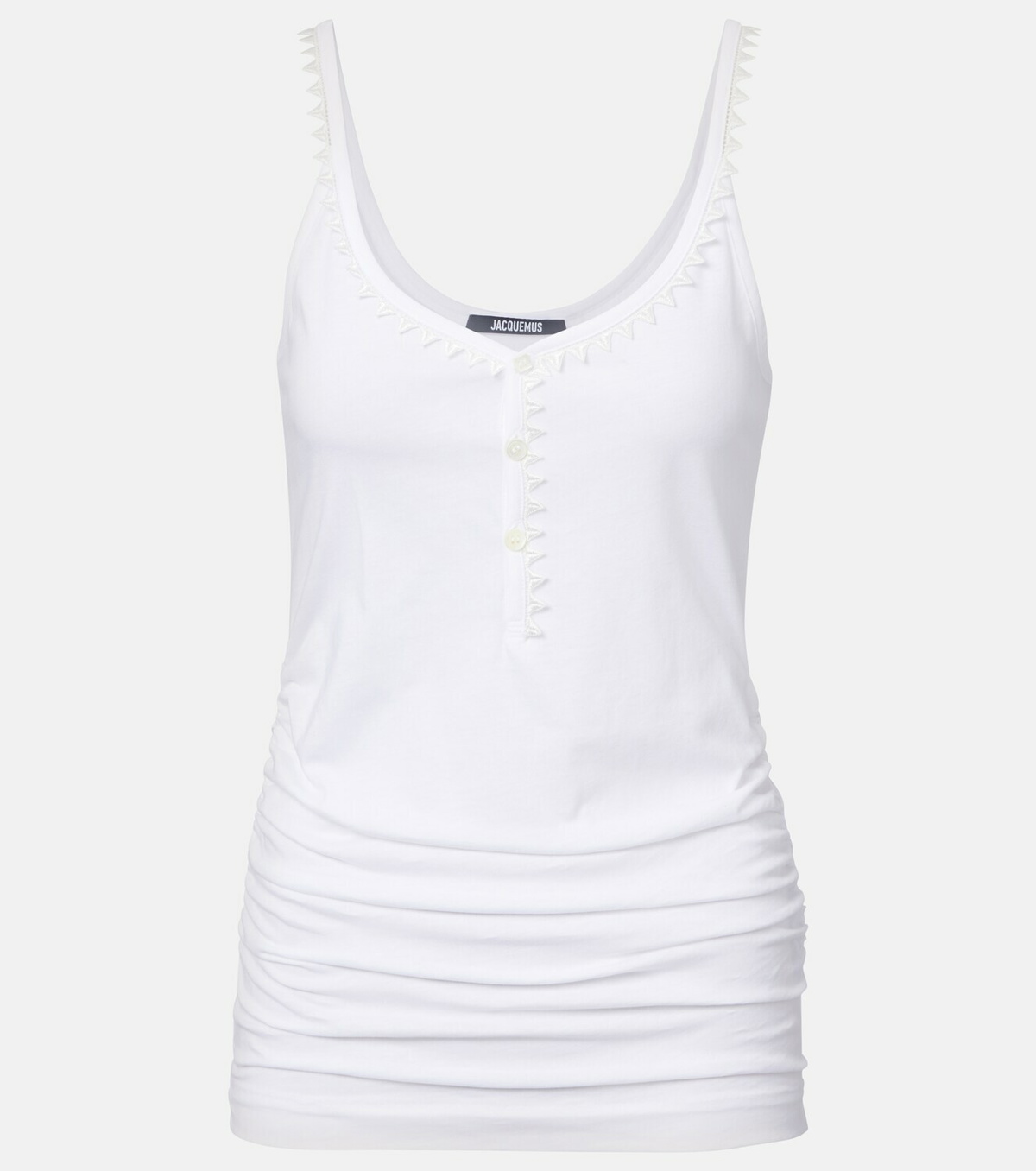 Jacquemus Clavela cotton tank top